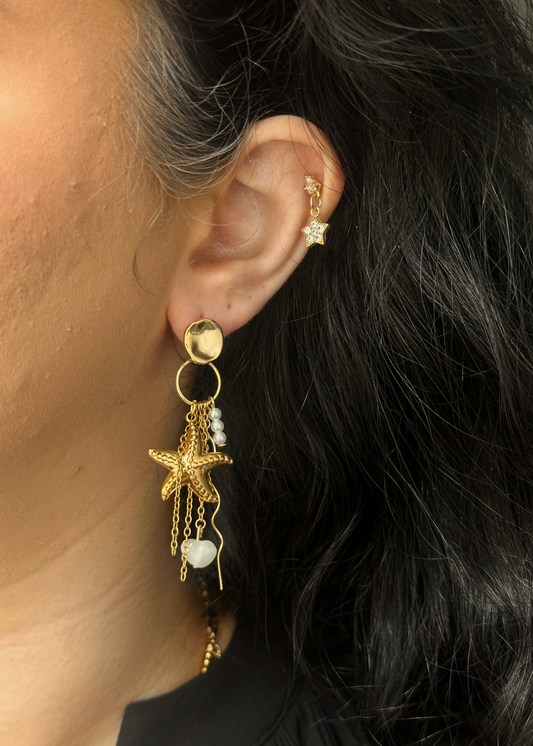 Sedna Asymmetrical Stud Earrings