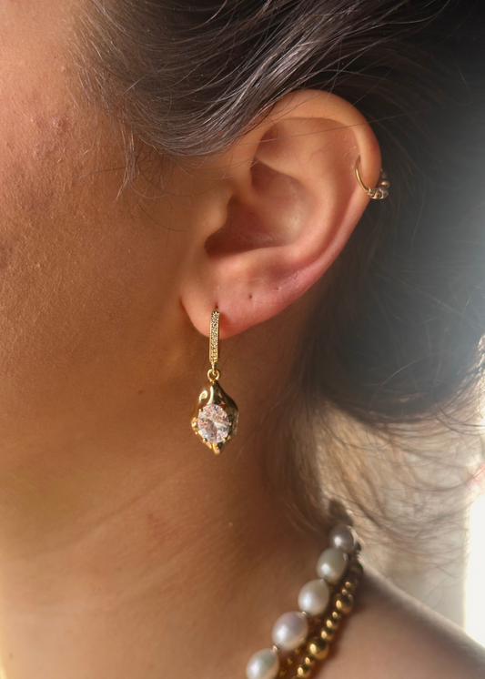 Sunday Huggie Earrings