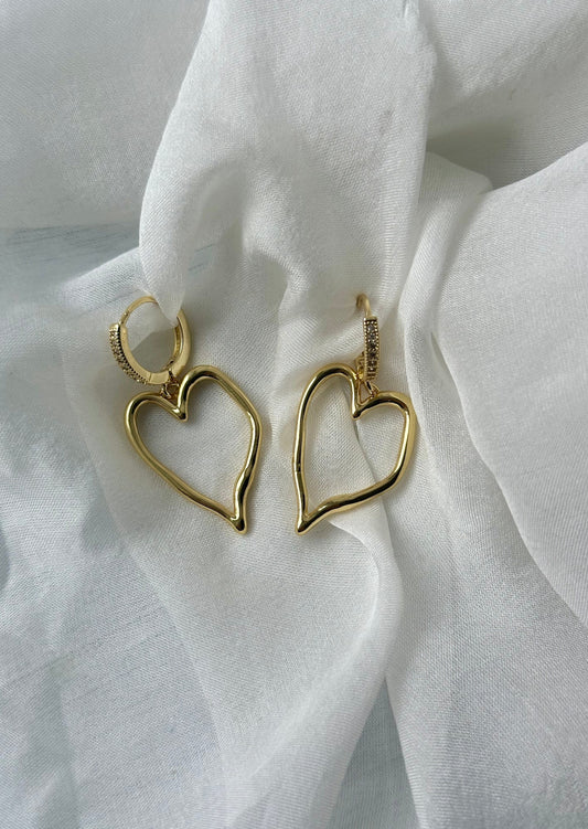 Hannah Huggie Earrings