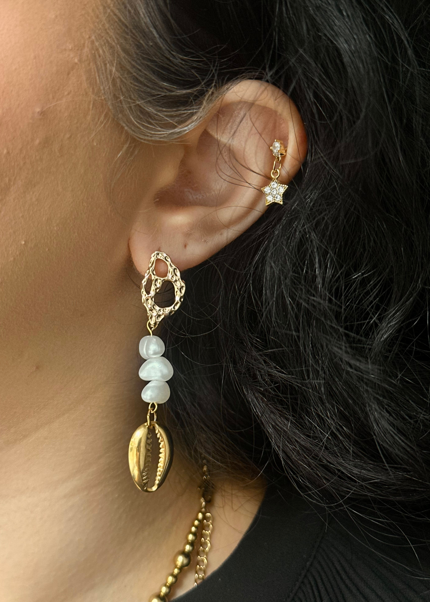 Coral Stud Earrings